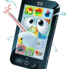 Mobile Devices Latest Target for Spam and Malware Virus Mobile Cell Phone Cartoon