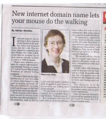 dottel article in Sunday Business Post