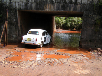 Car + bridge