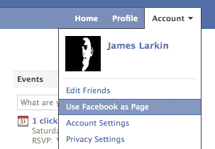 Using Facebook as a Page or as yourself