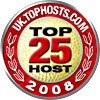 TopHosts UK Top 25 Hosting Providers 2008