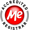 Accredited Registrar for .me
