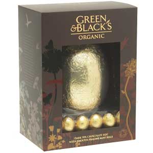 green black easter egg