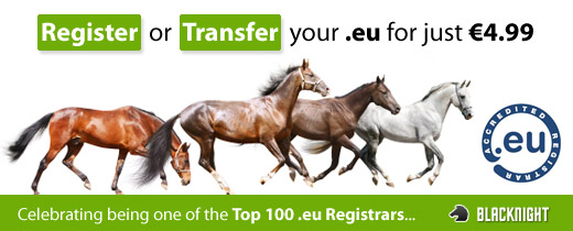 save on .eu domain name registration and transfers