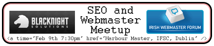 webmaster meetup button / logo by weeno