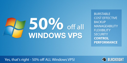 Save on Windows 2003 VPS Servers