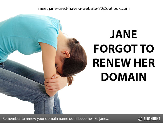 Don't forget to renew your hosting / domain