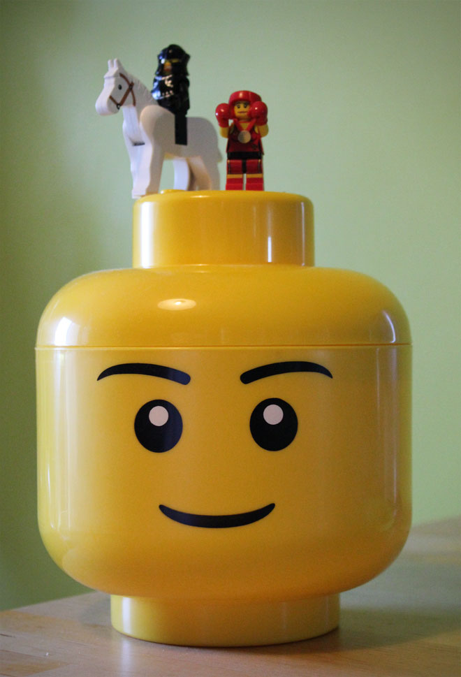 Feeling on top of the ... erm ...Lego Head