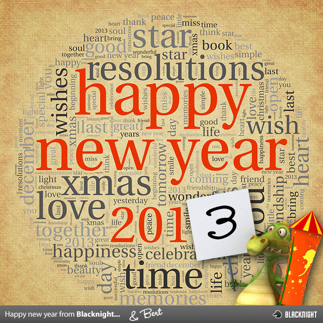 happy new year 2013