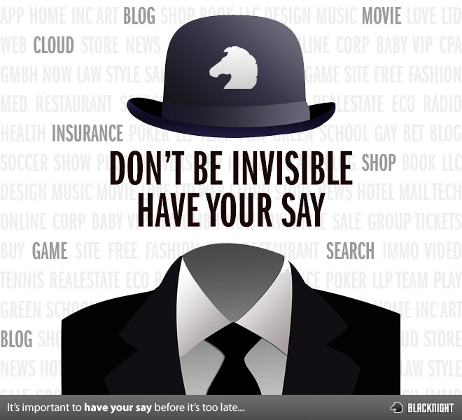 Don't be invisible