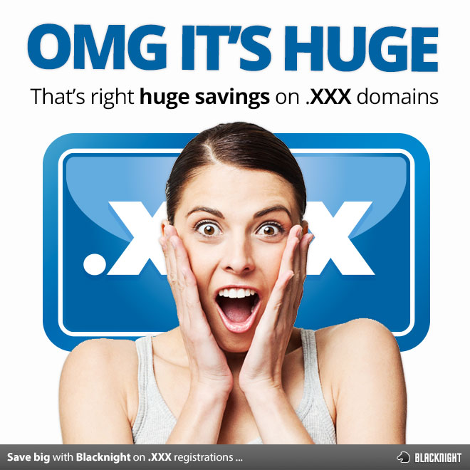 Save big on .xxx domain name registrations in the month of May