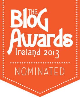 Blog Awards Ireland 2013 - nominee