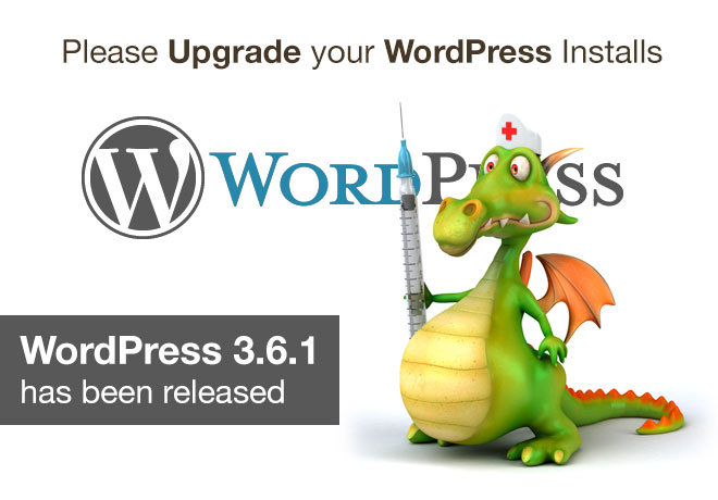Please Upgrade your WordPress Installs