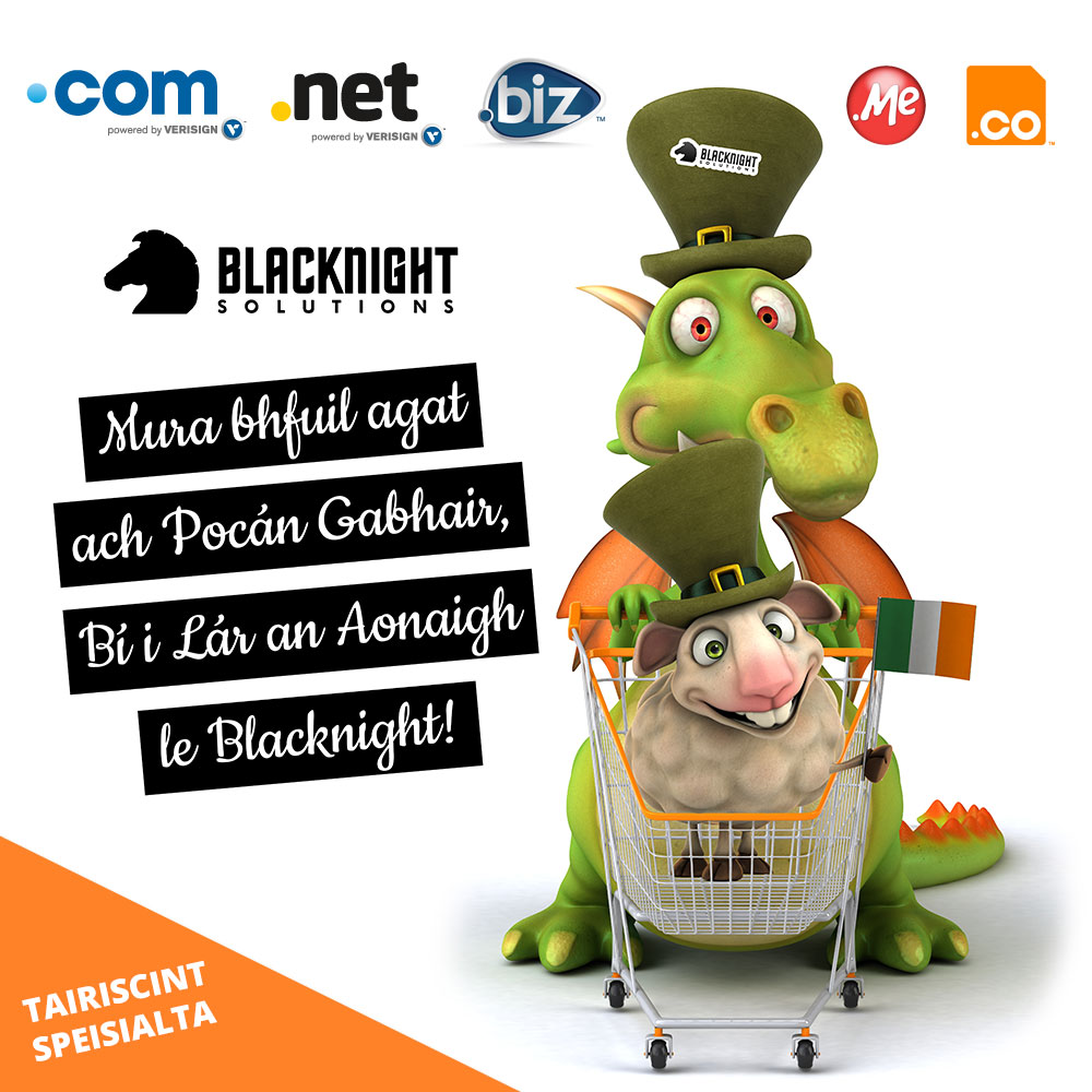 Blacknight celebrates Seachtain na Gaeilge