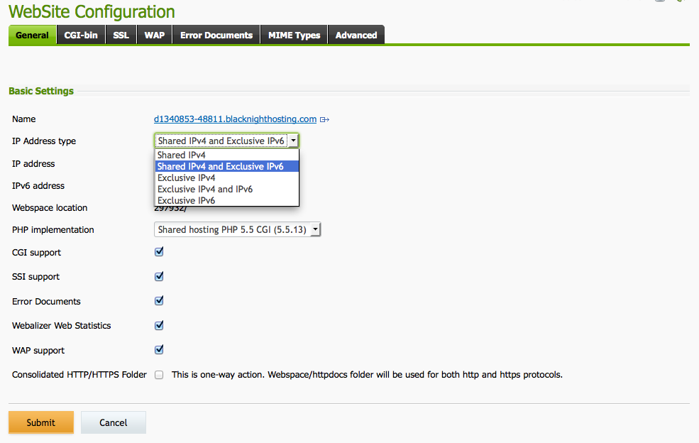 Choosing your NG IP address configuration