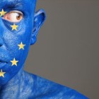 Win €5k To Promote Your .EU Website! Man With His Face Painted With The Flag Of European Union (5)