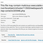 Hardening your WordPress Security Suspicious Files in WordPress