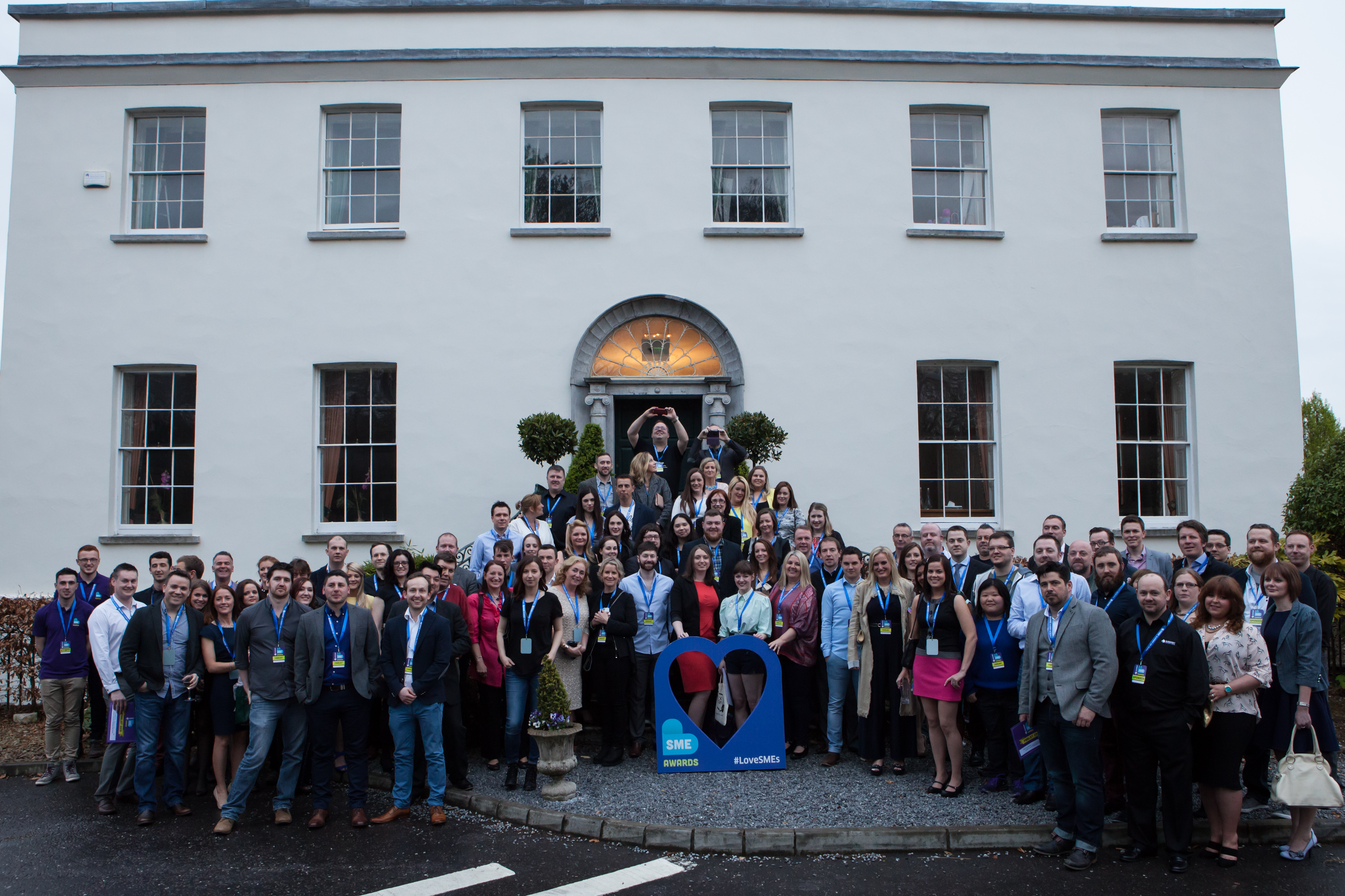 Group photo from the 2015 Blacknight SME Awards. Photo Credit: Ryan Whalley
