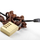 What Makes A “Good” Abuse Report? Censored Internet Concept - Cable With Chain And Padlock