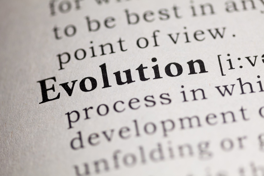Fake Dictionary Dictionary definition of the word Evolution.