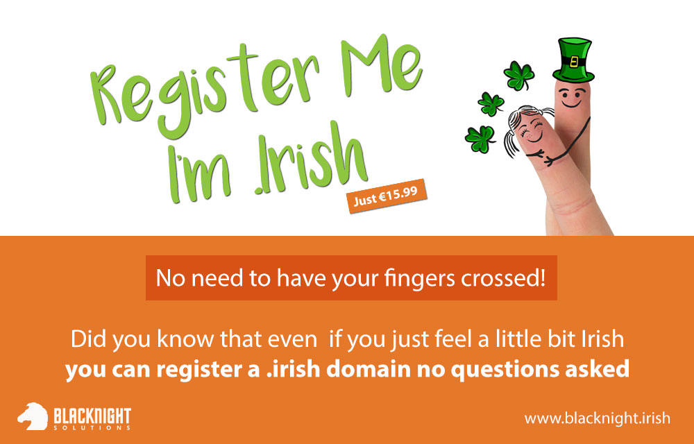 Register Me Im .Irish Domain Promotion