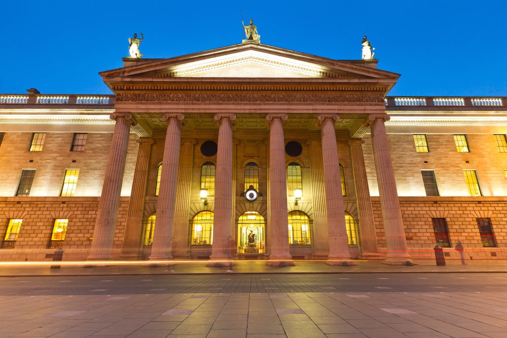 An Post museum in Dublin, Ireland