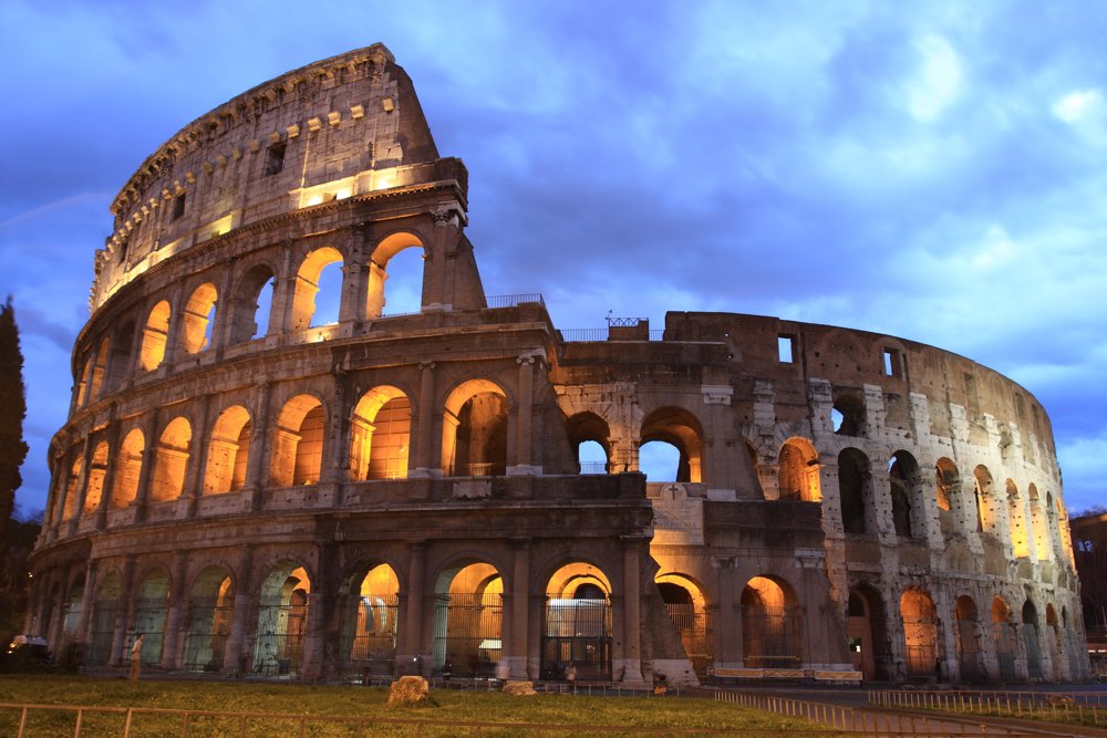 Colosseum at twilight