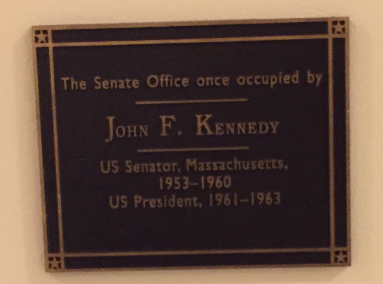 jfk-senate-office-plaque