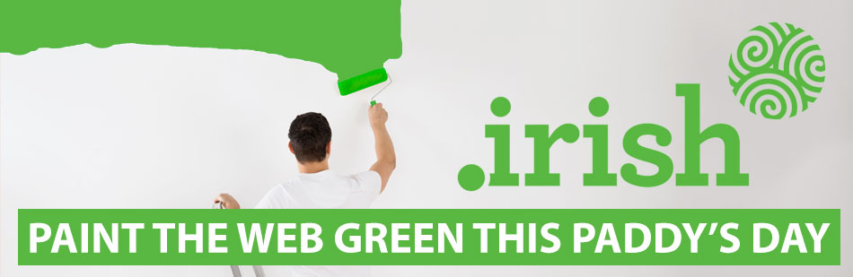 Paint the web green with dot irish