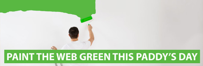 Paint the web green this Paddy's Day