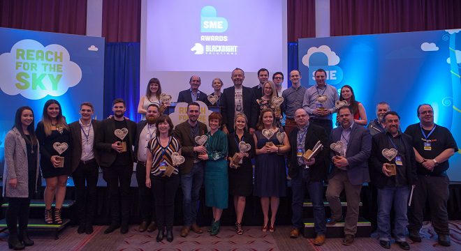 Winners of the Blacknight SME Awards 2016. Photo Credit: Ryan Whalley.