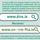 Want To Get An IE Domain Name With A Fada? Now You Can! idn-example-eire