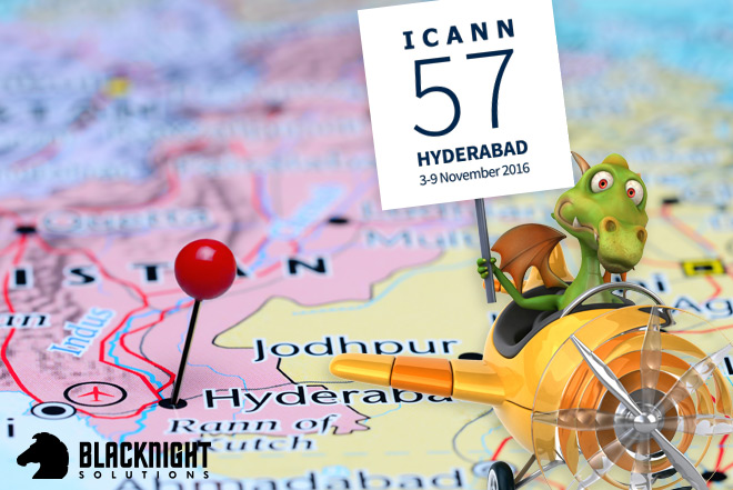 We are attending the ICANN 57 meeting in India