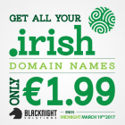 Our Paddy’s Day Domain Deal: dot-IRISH only €1.99! dotirishf