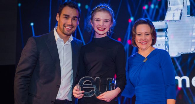 17-year-old blogger Zoe O'Connor from Kerry received a special award at the 2016 EU Web Awards
