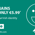 Getting online is easy with our .IE Domain and Hosting Offer! Get a .ie domain name for only €5.99 when you buy hosting