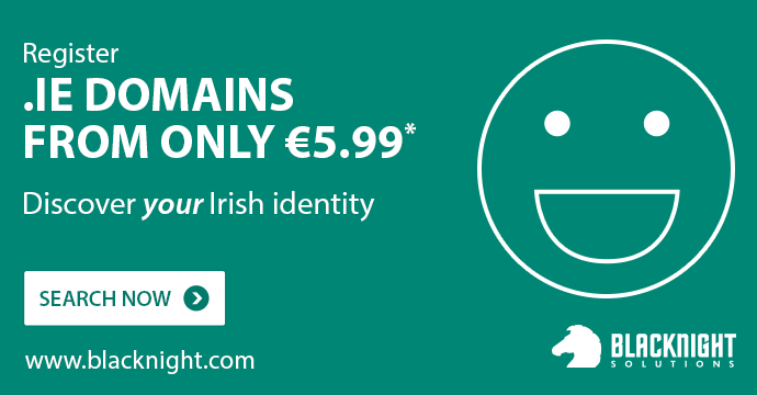 Get a .ie domain name for only €5.99 when you buy hosting