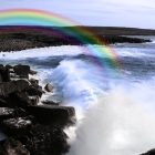 Registering a IE Domain Could be About to Get Much Easier cliffs and coastline of the burren in county clare ireland with waves crashing on the rocks causing rainbow