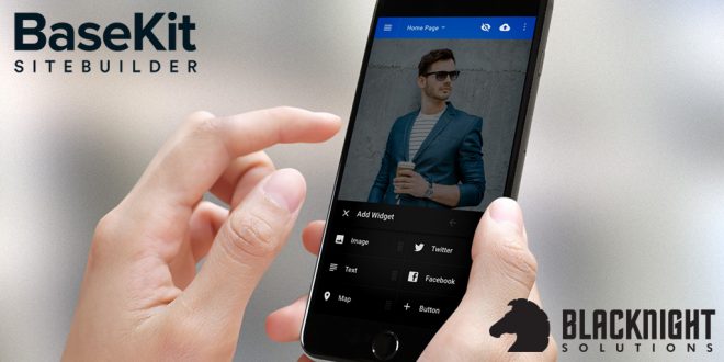 Create a responsive website easily with BaseKit siteBuilder, from Blacknight