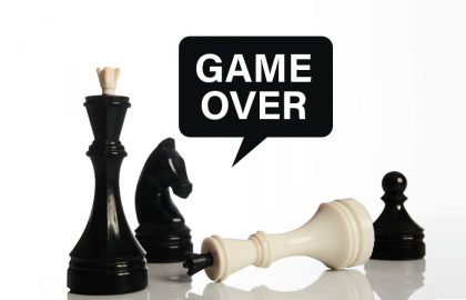 Game Over for Public Whois? Article 29 Gives ICANN the Advice it Asked for game over concept using chess pieces