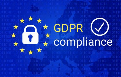 Some Changes for GDPR Compliance GDPR - General Data Protection Regulation. GDPR compliance symbol. Vector illustration