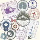 Canada Bound for ICANN GDD Summit and RightsCon Canada airport travel stamps