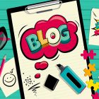 Here Are Ten Great Reasons Why You Should Get Blogging Blog Pop art cloud bubble. Funny comic speech bubble. Social Media Connecting Blog Communication Content. Trendy blogging Colorful retro vintage illustration background. Easy editable for Your design.
