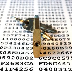 ICANN Changing the DNS Root Crypto Keys Today Cipher keys and padlock with keys symbolizing encryption