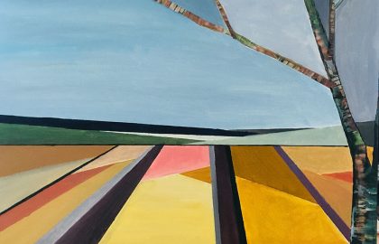 A Portrait of the Artist at Congregation: Podcast with Joan Mulvihill Landscape painting by Joan Mulvihill. Joan spoke about her work on The Blacknight Podcast, in an interview recorded at Congregation 2018.