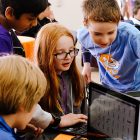 It’s Tech Week – Let the Kids Code Kids coding using Scratch. Image courtesy of the Scratch Foundation