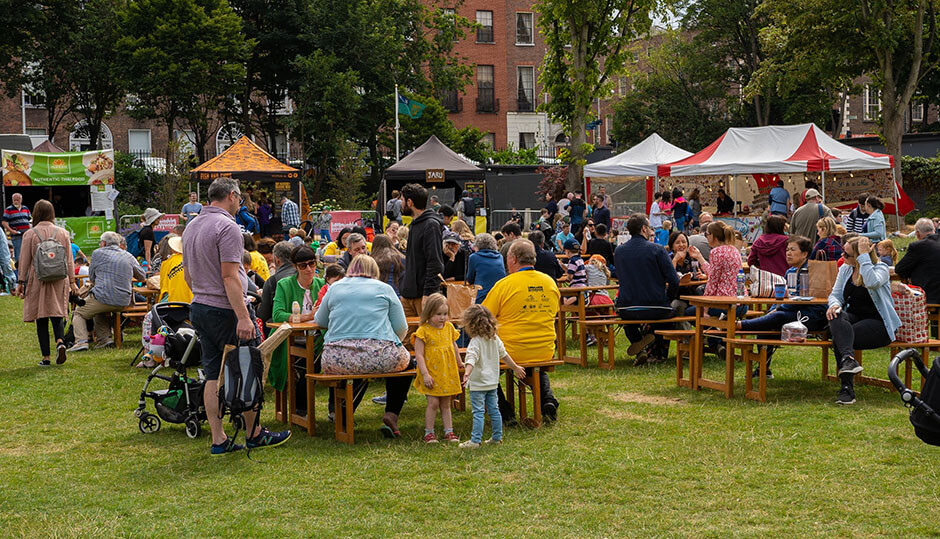 Participants at Dublin Maker. The 2019 event will be held n Merrion Square on 20 July.