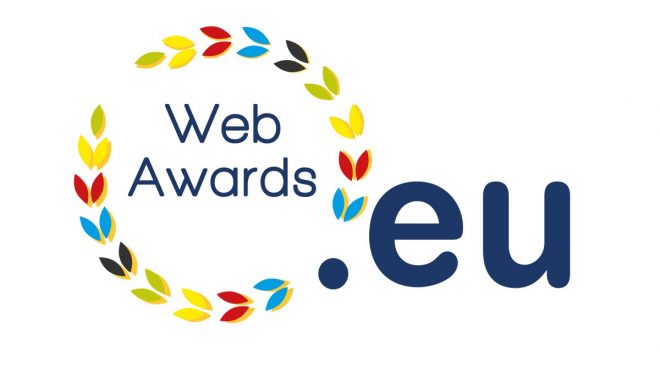 Eu web awards logo