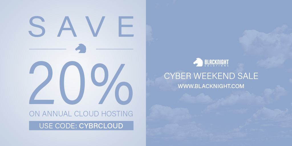 Save 20% on annual Cloud Hosting. Use code: CYBRCLOUD