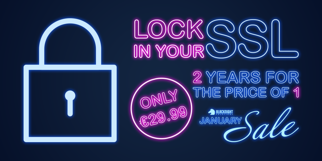 Buy a Digital SSL Cert for one year in the Blacknight Sale and get the second year for free.